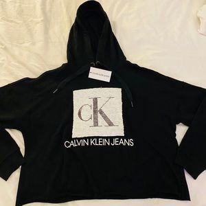 Calvin Klein Crop-Top Hoodie
